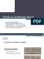 Tiroid Ve Antitiroid Ilaçlar: Doç - Dr. Barış KARADAŞ İzmir Katip Çelebi Üniversitesi