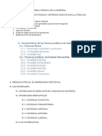 Formas Juridicas de La Empresa