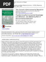 The Journal of Environmental Education: Click For Updates