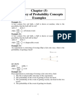 Chapter (5) A Survey of Probability Concepts Examples: Example