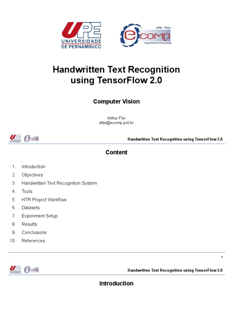 Handwritten Text Recognition Using Tensorflow 2.0: Computer Vision ...