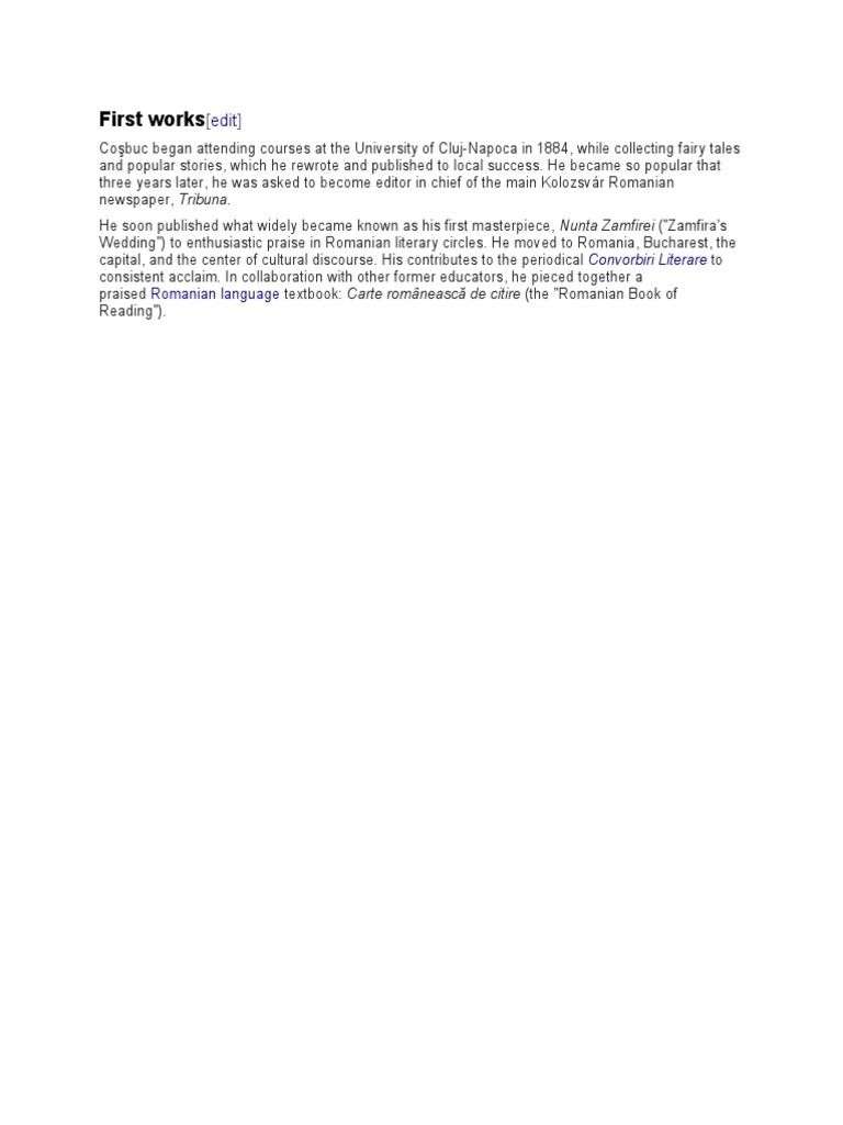 First Works | PDF | Classics