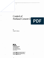 1 Comtrol of Portland Cement quality