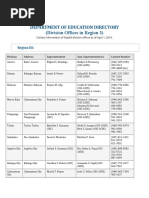 Deped Directory (Region 3)