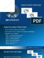3DEXPERINCE Robotics Best Practices