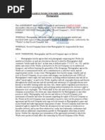 Download Sample Work for Hire Agreement by KAYQUARII STUDIOS  SN46432012 doc pdf