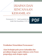 Persiapan Dan Perencanaan Kehamilan