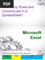 Mouse Pointers and Operators in Excel