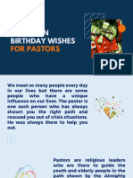 Best Christian Birthday Wishes For Pastors