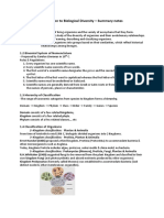Intro to Bio Diversity - Taxonomy, Classification & Phylogeny