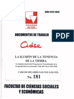 DOCUMENTO DE TRABAJO No. 181-2019