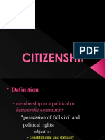 Citizenship