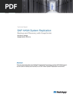 Back and Restore for HANA system relication