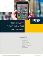 Mobile App Development Proposal: Prepared For