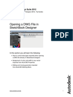 SBD 001 Opening DWG File in Sketchbook Designer PDF