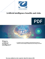 Artificial Intelligence-Benefits and Risks: Created by Nana Tatarashvili