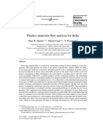 Plastics Materials Flow Analysis For India: Nitin H. Mutha, Martin Patel, V. Premnath