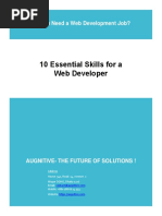 10 Essential Skills For A Web Developer