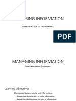 5 Managing Information - Mba Cu PDF