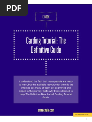 Ultimate Carding Tutorial PDF in 2020.pdf