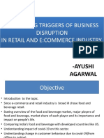Identifying Triggers of Business Disruption in Retail and E:Commerce Industry