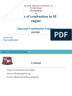 Stages of Combustion SI