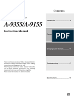 Onkyo A 9155 User Manual PDF