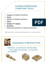 (PDF) Machining Operations and Machine Tools