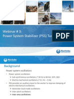 Webinar # 3: Power System Stabilizer (PSS) Tuning