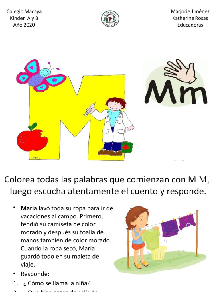 Kinder - Lenguaje | PDF | Artes del Lenguaje y Comunicación