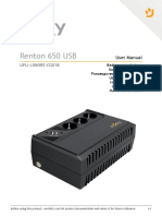 (FOR VIEW) Renton 650 USB - User Manual