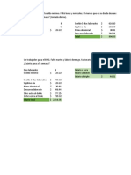 Ejercicio Sueldos y Salarios