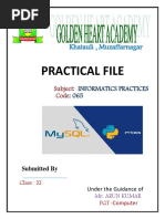 Practical File For IT Cbse Class 11