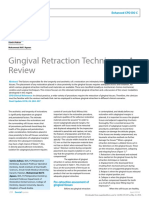 Gingival Retraction Techniques: A Review: Dentistry