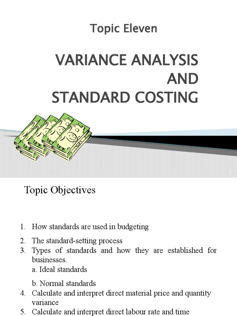Variance Analysis & Standard Costing Guide | PDF | Cost | Variance