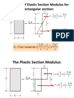 Calculation of Elastic Section Modulus For A Rectangular Section