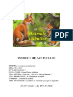 Animalele Sallbatice Proiect