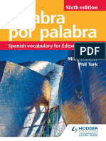 Palabra Por Palabra Sixth Edition - Spanish Vocabulary For Edexcel A-Level (Edexcel A Level)