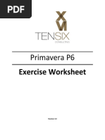 Microsoft Word - Primavera P6 Exercise Worksheet Rev 3.0 2013-10-23