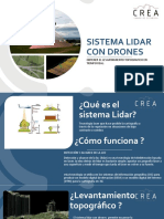 CREA Sistema Lidar Con Drones