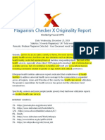 Plagiarism Checker X Originality Report: Similarity Found: 37%