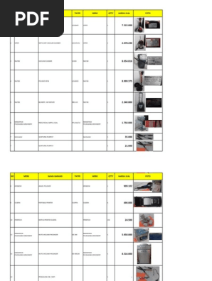 List Alat Cleaning Service
