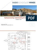 Hydroprocessing: Hydrotreating & Hydrocracking: Chapters 7 & 9