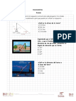 Examen Razones Trigonometricas