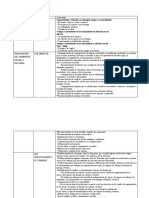 Areas y Contenidos