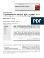 Using Morphological Analysis To Tackle Uncertainty at The Design Phase For A Safety Critical Application