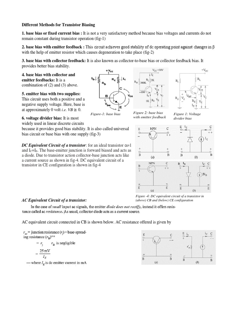 Transistor Biasing ND FET Basics | PDF | Field Effect Transistor | Mosfet