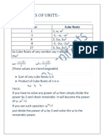 Cube Roots of Unity