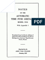 Automatic Time Fuse Grenade Model 1916
