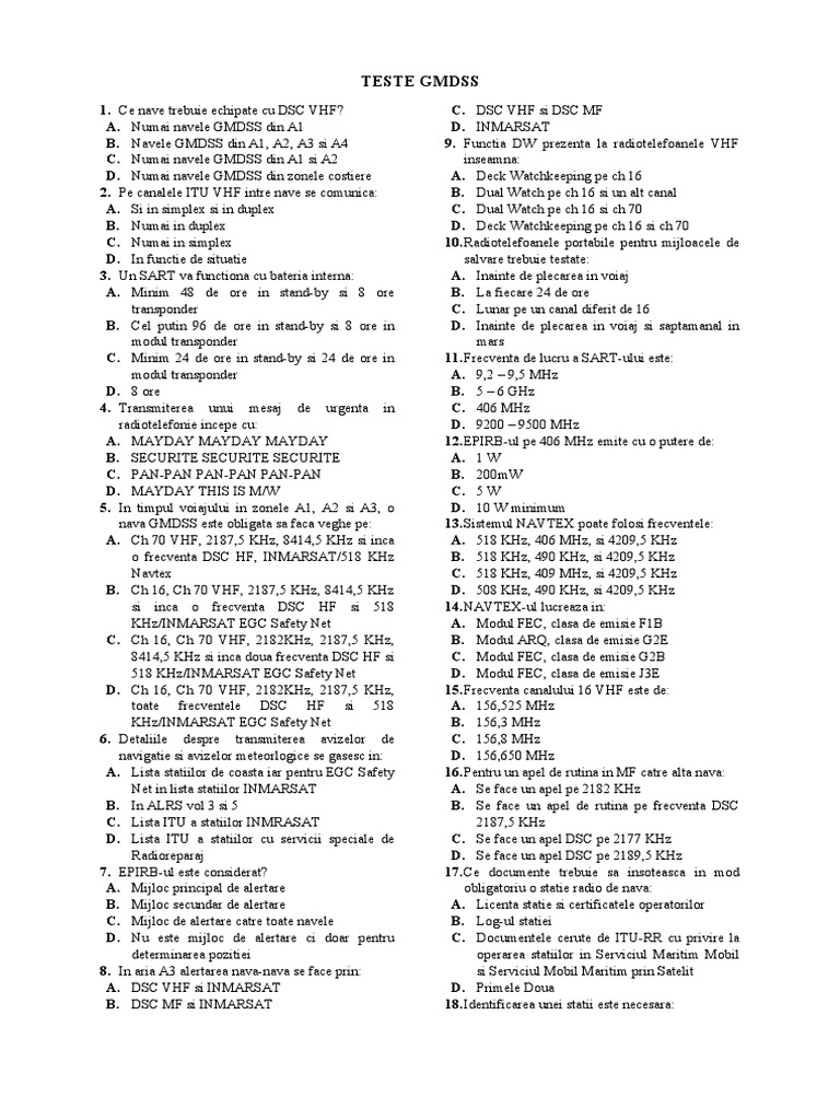Teste CERONAV | PDF